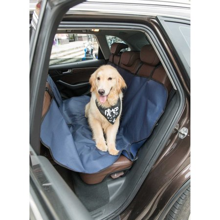 Pawsmark Pet Car Backseat Protector Waterproof Seat Cover Liner Slip Resistant Scratch-proof Hammock QI003801